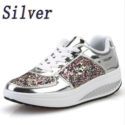 Shiny Sequin Sneakers for Women