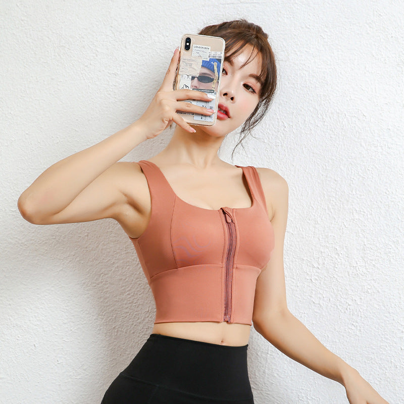 Womens Sports Bra Yoga Crop Top  