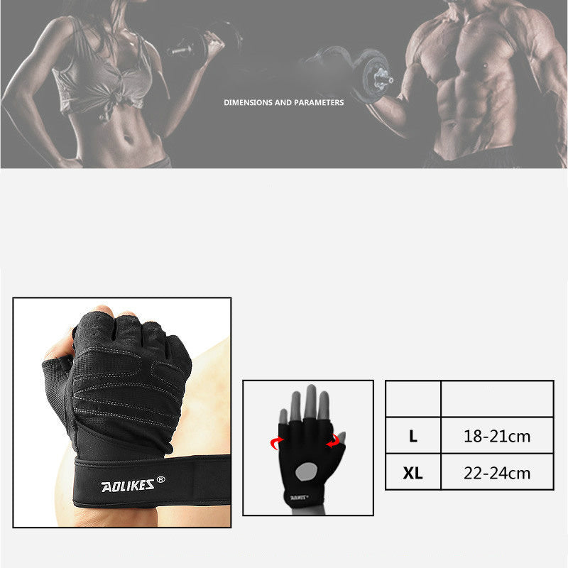 Half Finger Weightlifting & Dumbbell Training