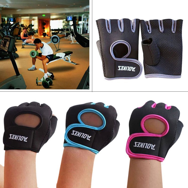 Half Gloves with Wrist Support