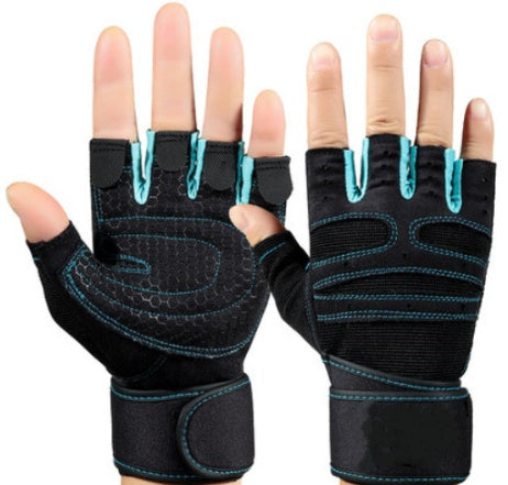 Adjustable Half Finger Gym Gloves
