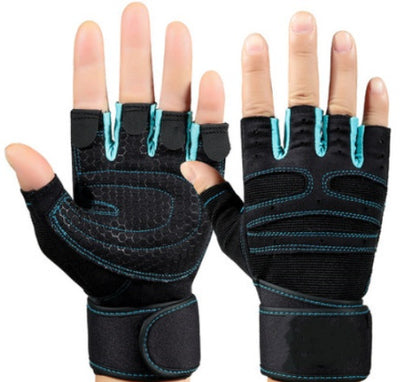 Adjustable Half Finger Gym Gloves