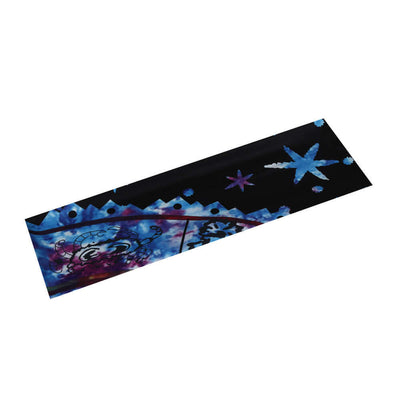 Yoga Mat with Non-Slip Surface featuring vibrant colors and abstract design for enhanced practice support.