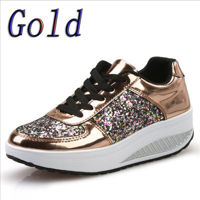 Shiny Sequin Sneakers for Women