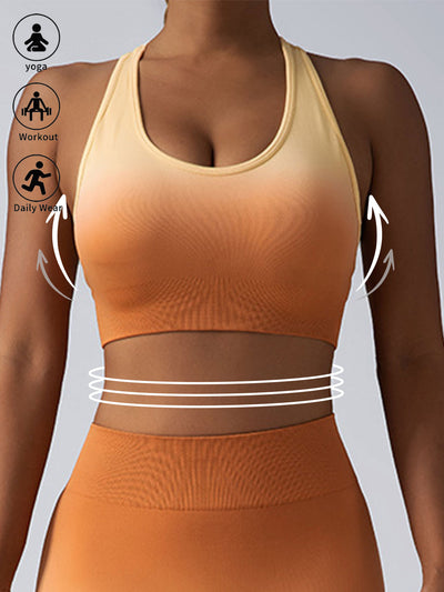 High Impact Women’s Sports Bra – Longline Racerback Crop Tank