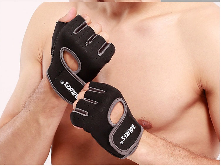 Half Gloves with Wrist Support