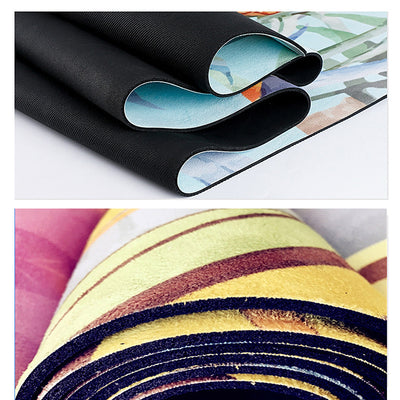Travel Suede Folding Yoga Mat..